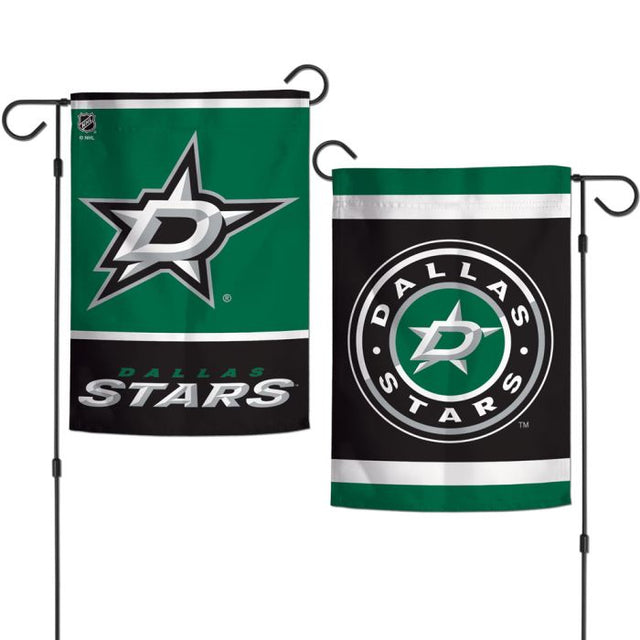 Banderas de jardín de los Dallas Stars, de 2 lados, 12,5" x 18"