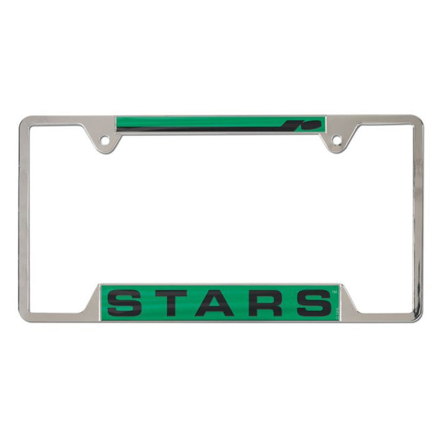 Dallas Stars Inlaid Metal Lic Plt Frame 4 tab