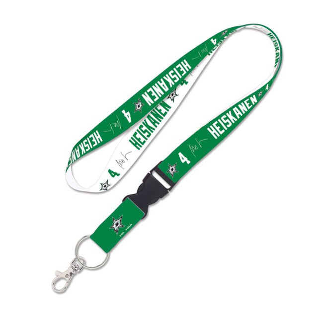 Dallas Stars Lanyard w/detachable buckle 1" Miro Heiskanen