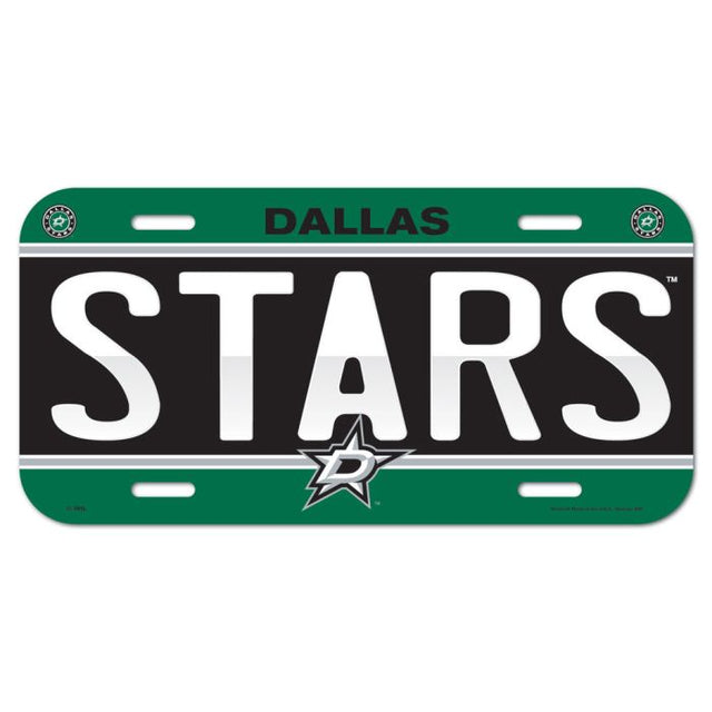 Dallas Stars License Plate