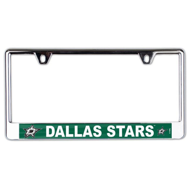 Dallas Stars MEGA Lic Plate Frame B/O Printed