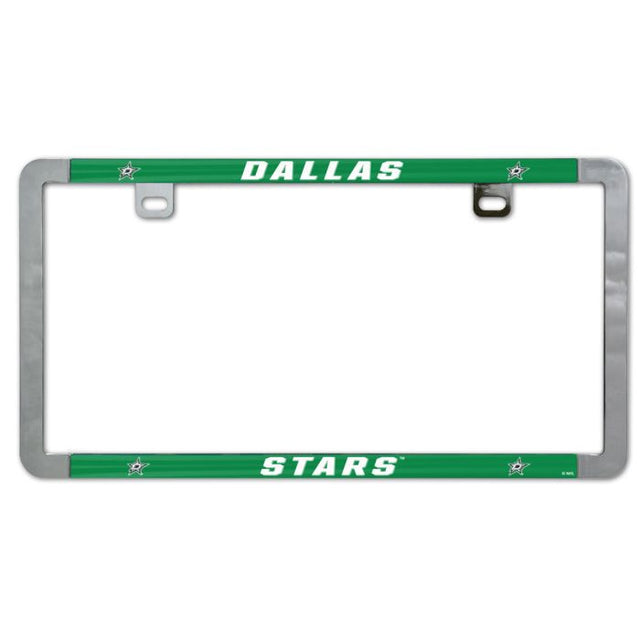 Dallas Stars Metal Lic. Plate Frame Slim