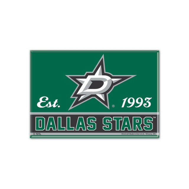 Dallas Stars Metal Magnet 2.5" x 3.5"