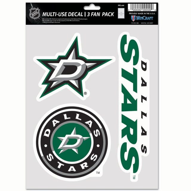 Paquete multiusos para 3 aficionados de los Dallas Stars