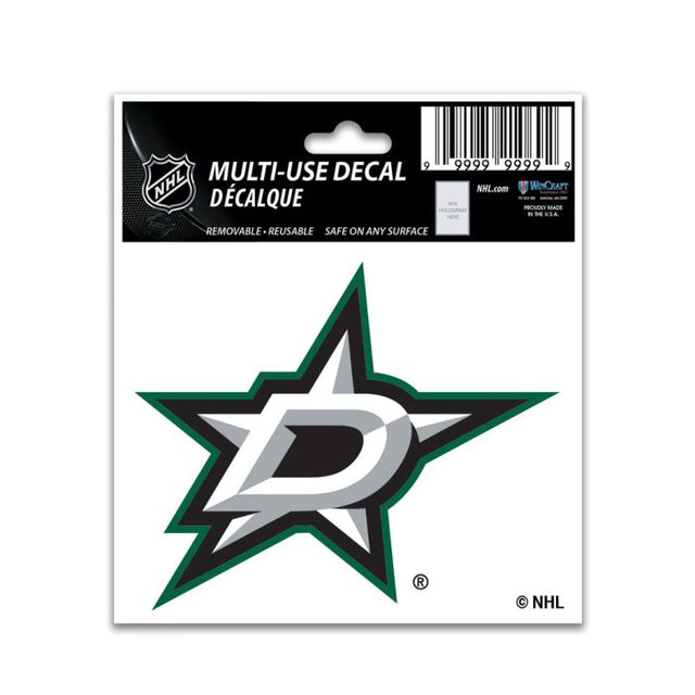 Calcomanía multiusos de los Dallas Stars de 3" x 4"