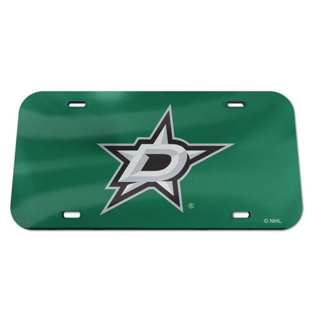 Matrícula acrílica especial de los Dallas Stars