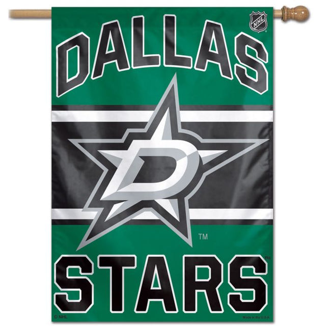 Bandera vertical de los Dallas Stars de 28" x 40"