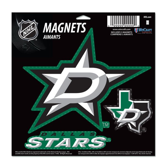 Imán de vinilo de los Dallas Stars de 11" x 11"