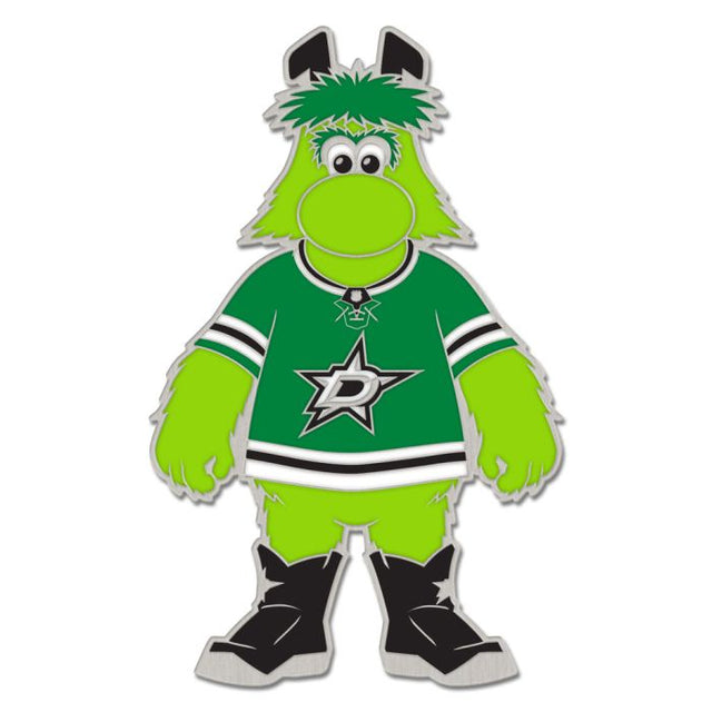 Tarjeta de joyería con pin esmaltado de colección de la mascota de los Dallas Stars