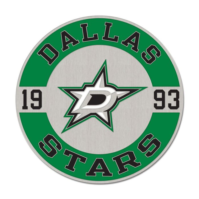 Tarjeta de joyería con pin esmaltado de colección de los Dallas Stars