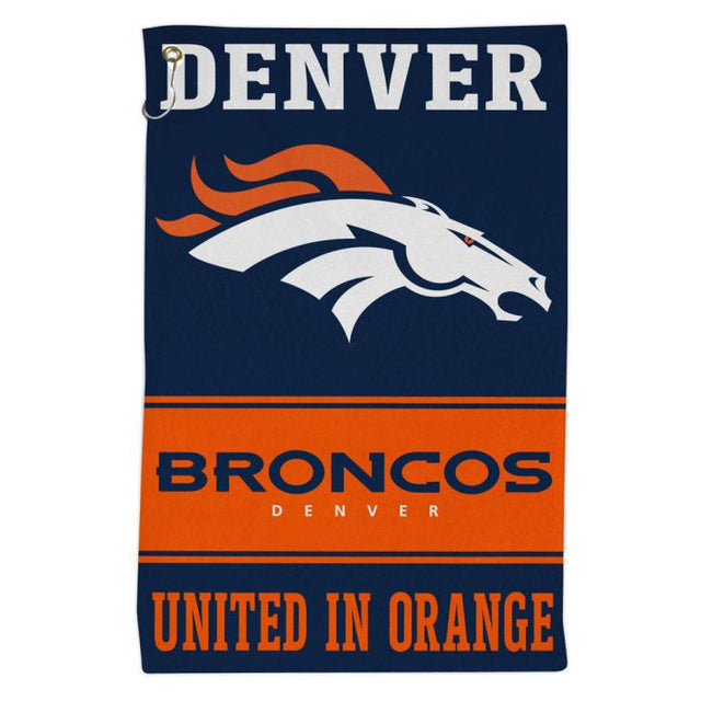 Toalla deportiva de 16 x 25 de los Denver Broncos