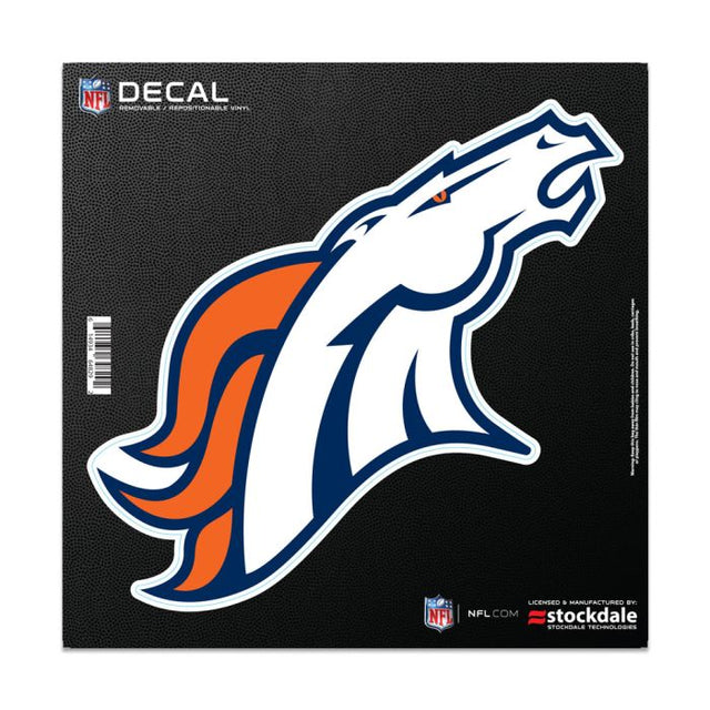 Calcomanía para todo tipo de superficies de los Denver Broncos, 6" x 6"