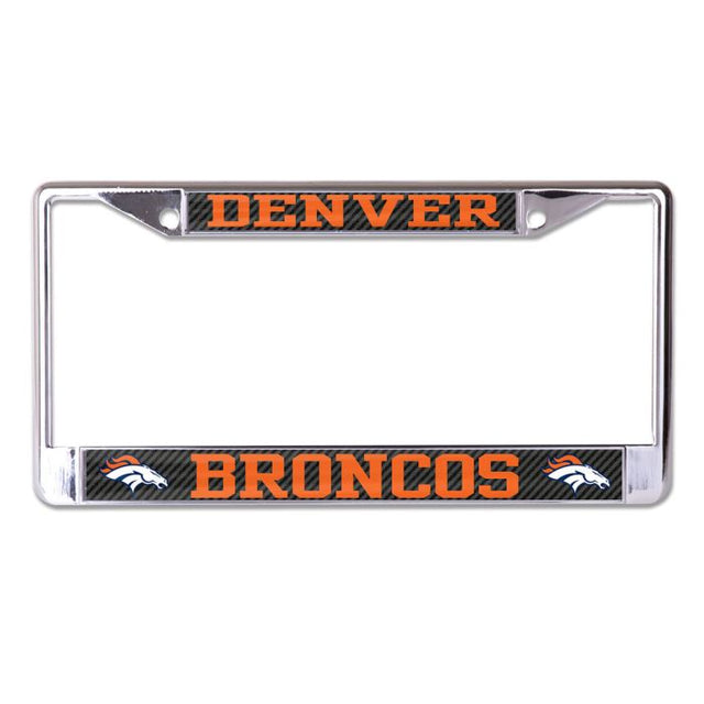 Cuadro con licencia de carbono Denver Broncos, tamaño pequeño, estampado