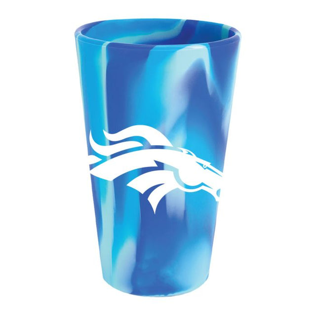 Vaso de pinta de silicona de 16 oz de los Denver Broncos Fashion