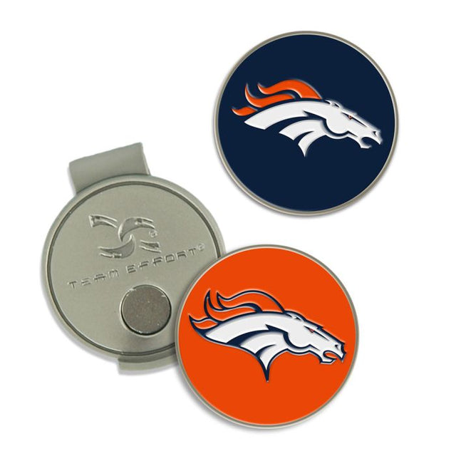 Clip para gorra y marcadores de los Denver Broncos