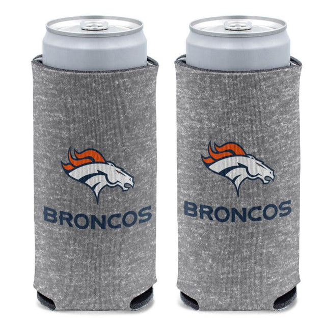 Enfriador de latas delgado de 12 oz de los Denver Broncos Heather