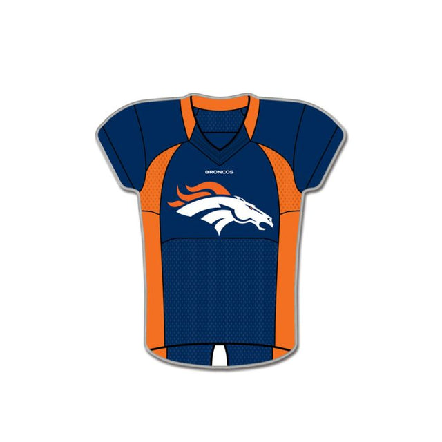 Tarjeta de joyería con pin de colección de la camiseta de los Denver Broncos