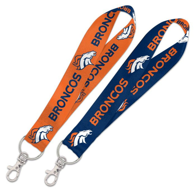 Denver Broncos Lanyard Key Strap 1"