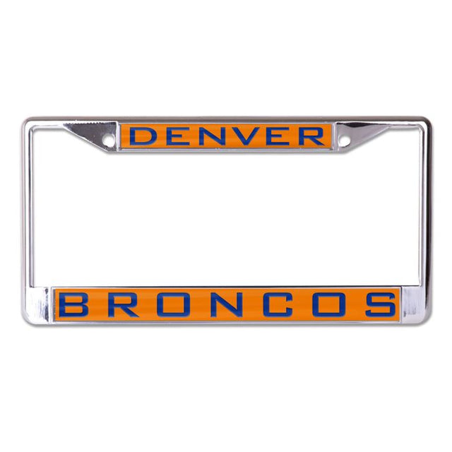 Denver Broncos Lic Plt Frame S/L Printed