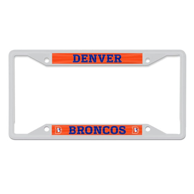 Camiseta sin mangas con licencia de los Denver Broncos, con marco de malla