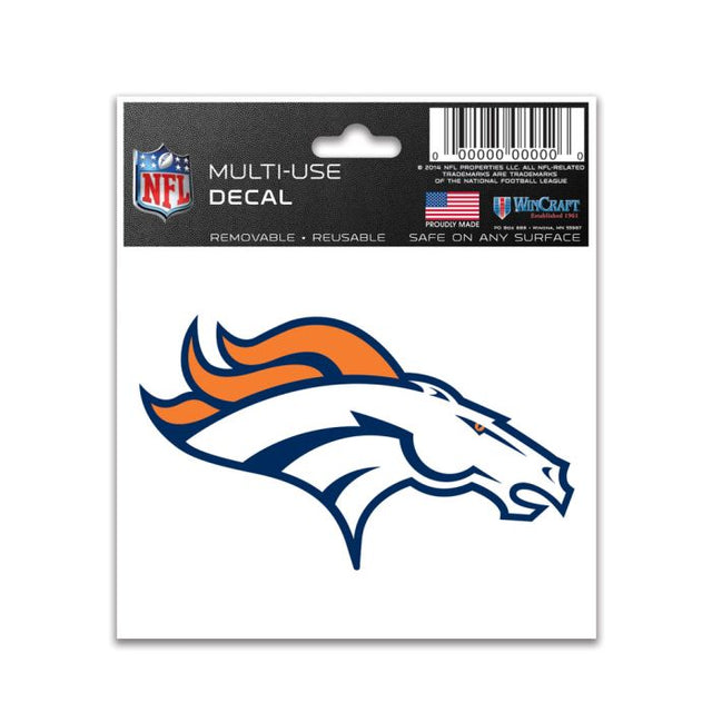 Denver Broncos Multi-Use Decal 3" x 4"