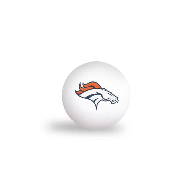 Pelotas de ping pong de los Denver Broncos (paquete de 6)