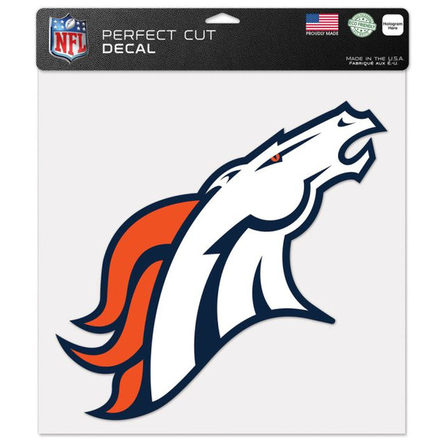 Denver Broncos Perfect Cut Color Decal 12" x 12"