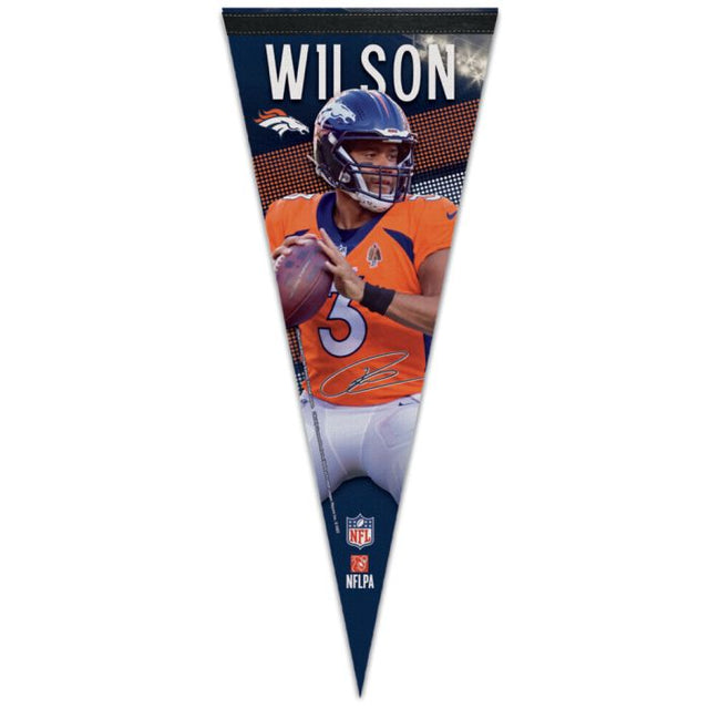 Denver Broncos Premium Pennant 12" x 30" Russell Wilson