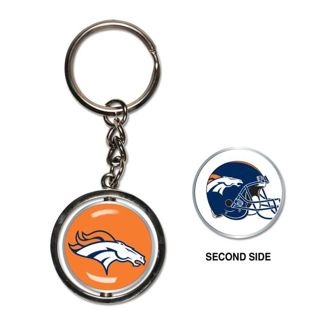 Denver Broncos Spinner Key Ring