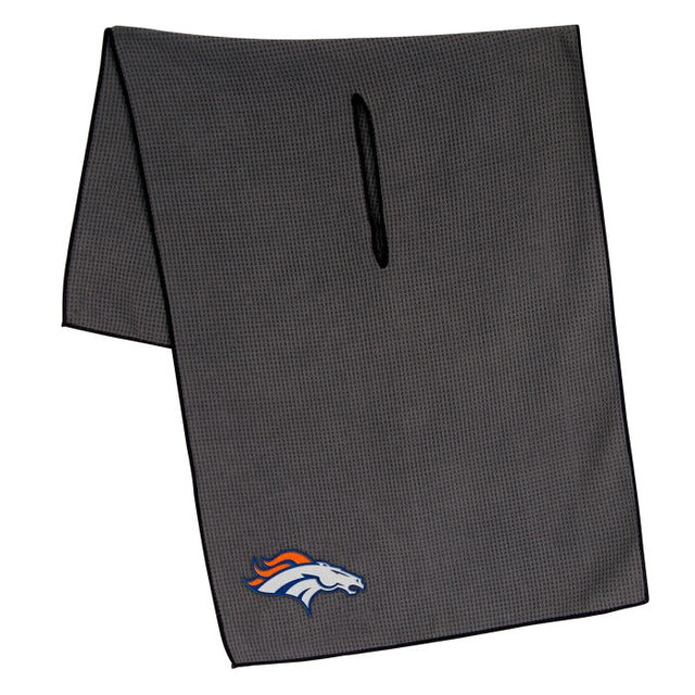 Toalla de microfibra gris de los Denver Broncos, 48 x 104 cm