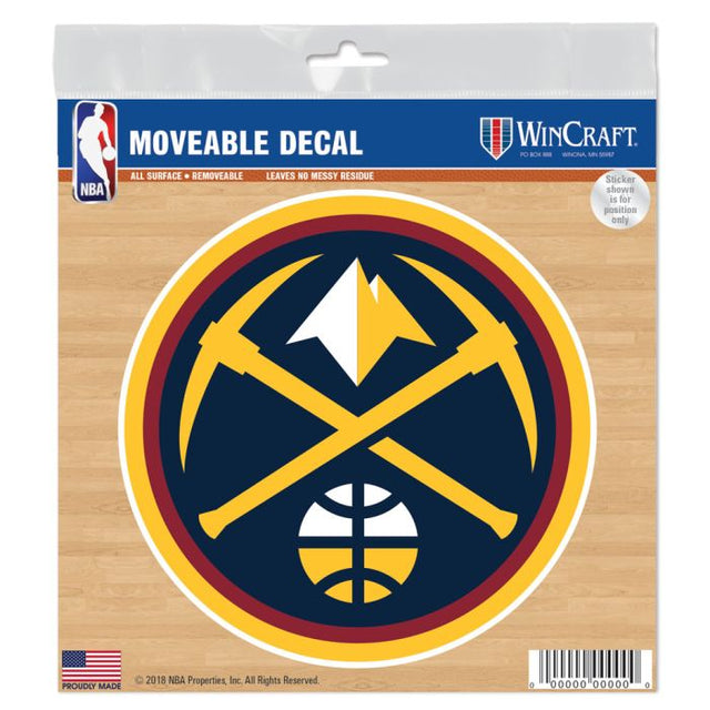 Denver Nuggets All Surface Decal 6" x 6"