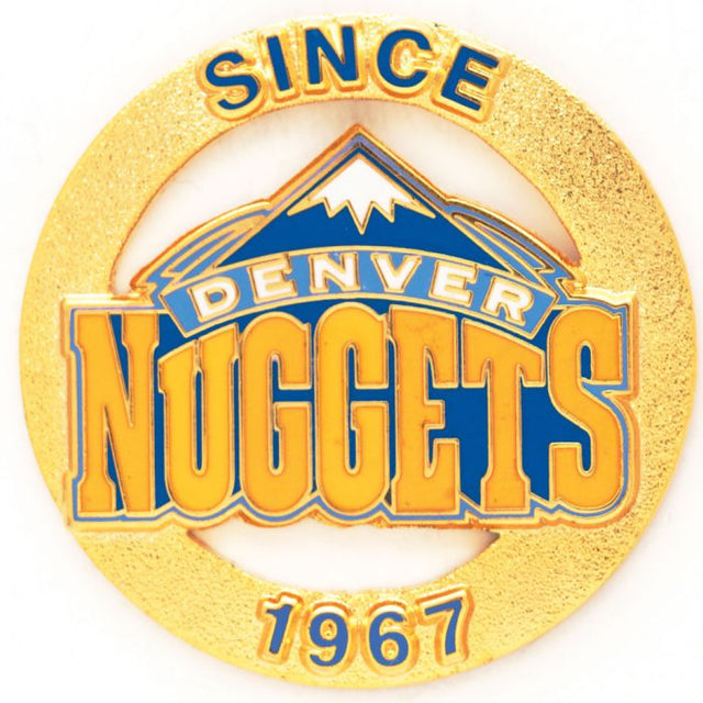 Tarjeta de joyería con pin de colección de los Denver Nuggets