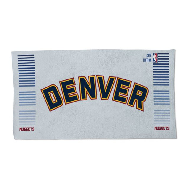 Toalla de vestuario de un solo lado a todo color de los Denver Nuggets