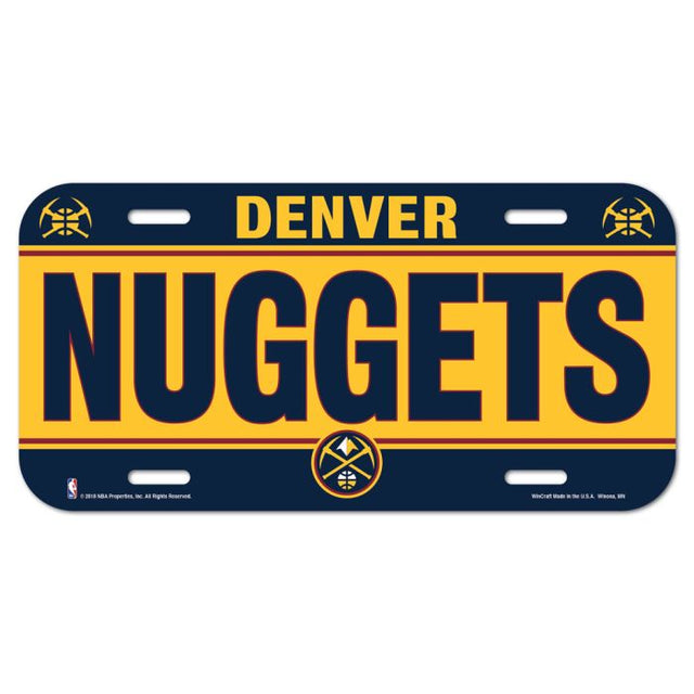 Denver Nuggets License Plate