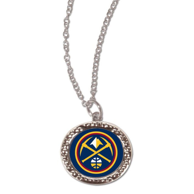 Denver Nuggets Necklace w/Charm Jewelry Card