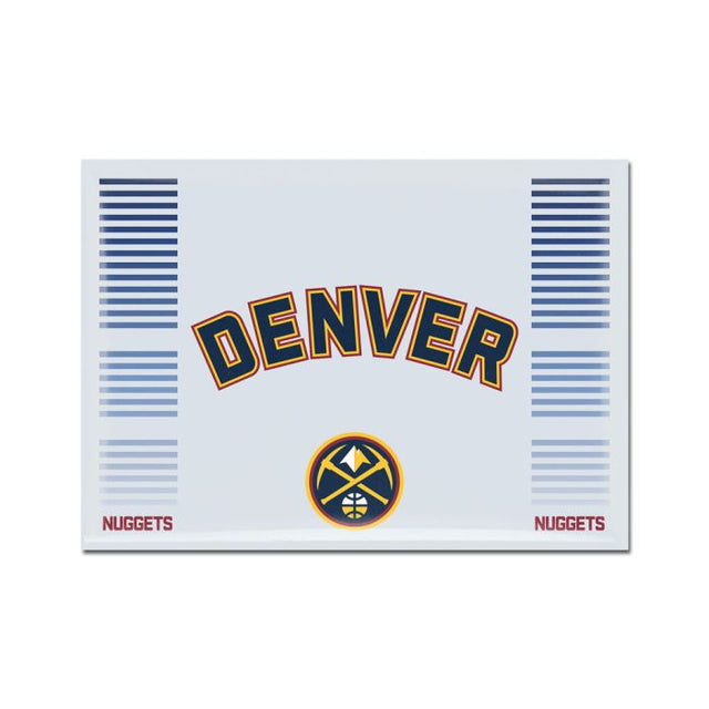 Imán de metal de la ciudad de los Denver Nuggets de 2,5" x 3,5"