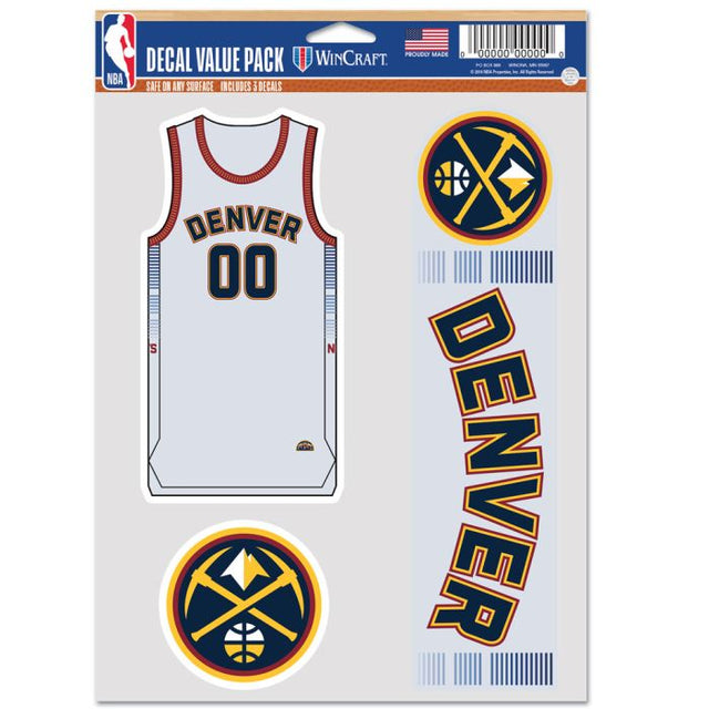 Denver Nuggets city Multi Use 3 fan pak