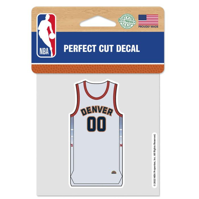 Denver Nuggets city Perfect Cut Color Decal 4" x 4"