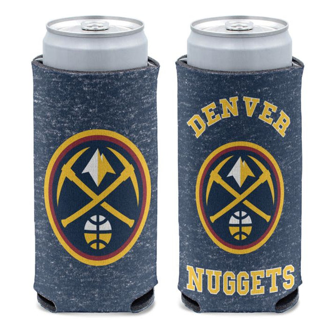 Denver Nuggets colored heather 12 oz Slim Can Cooler