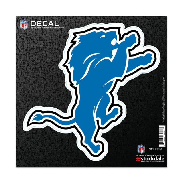 Calcomanía para todas las superficies de los Detroit Lions, 6" x 6"