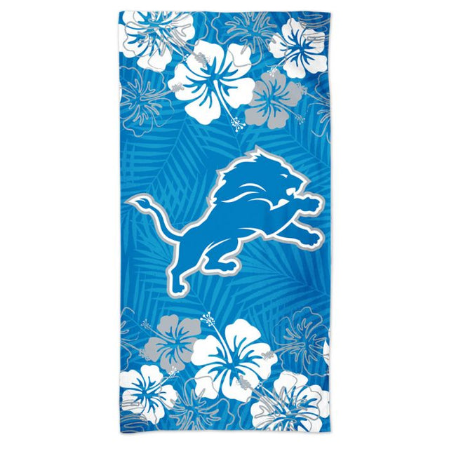 Toalla de playa Spectra FLORAL de Detroit Lions de 30" x 60"