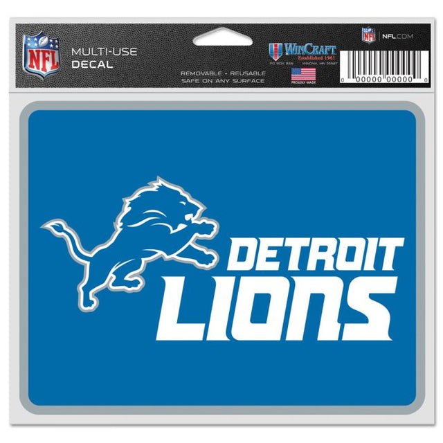 Detroit Lions Fan Decals 5" x 6"