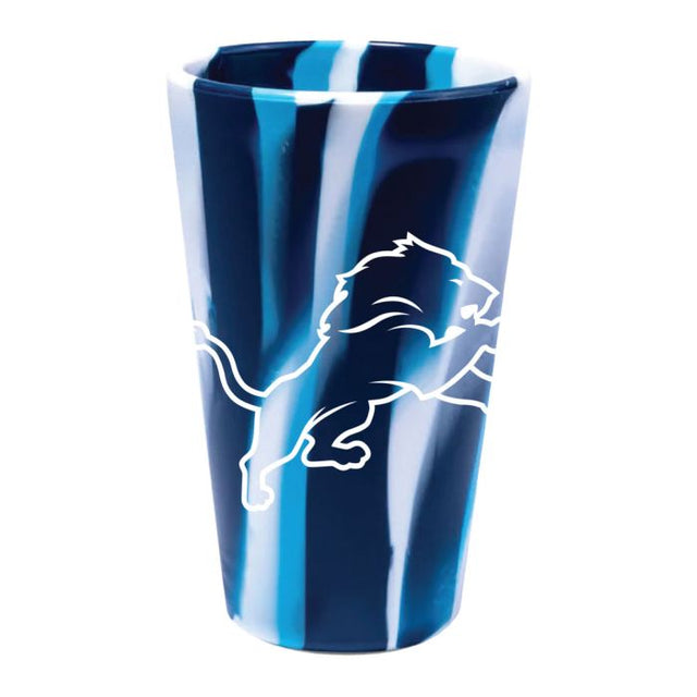 Vaso de pinta de silicona de 16 oz de Detroit Lions Fashion