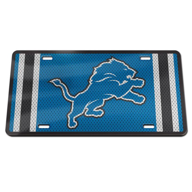 Matrícula acrílica especial de los Detroit Lions JERSEY