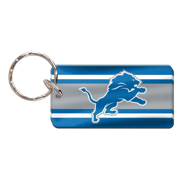 Llavero rectangular de los Detroit Lions