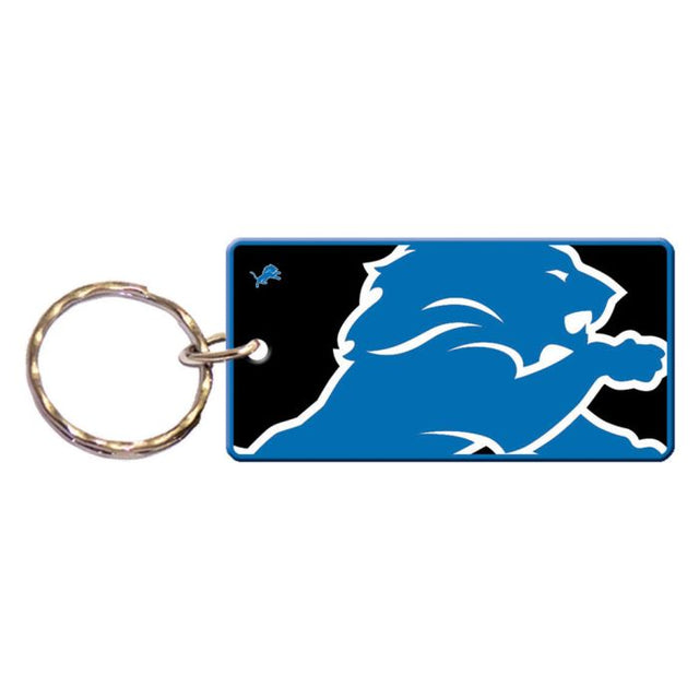 Llavero rectangular MEGA de los Detroit Lions