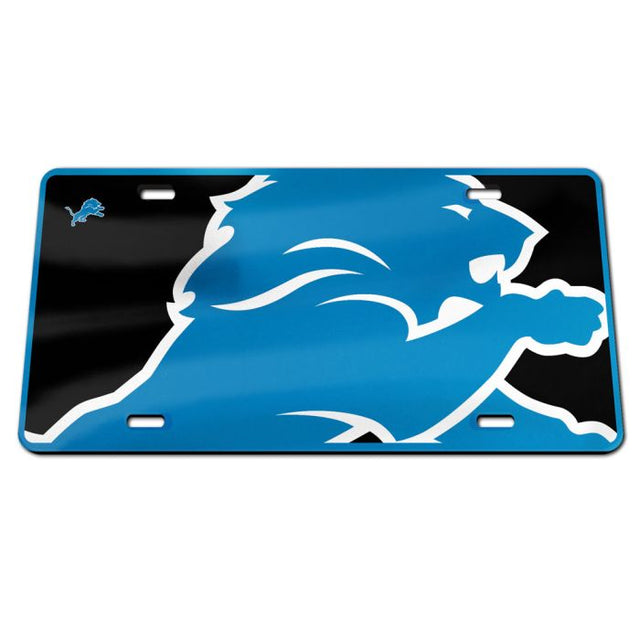 Matrícula especial acrílica MEGA de los Detroit Lions