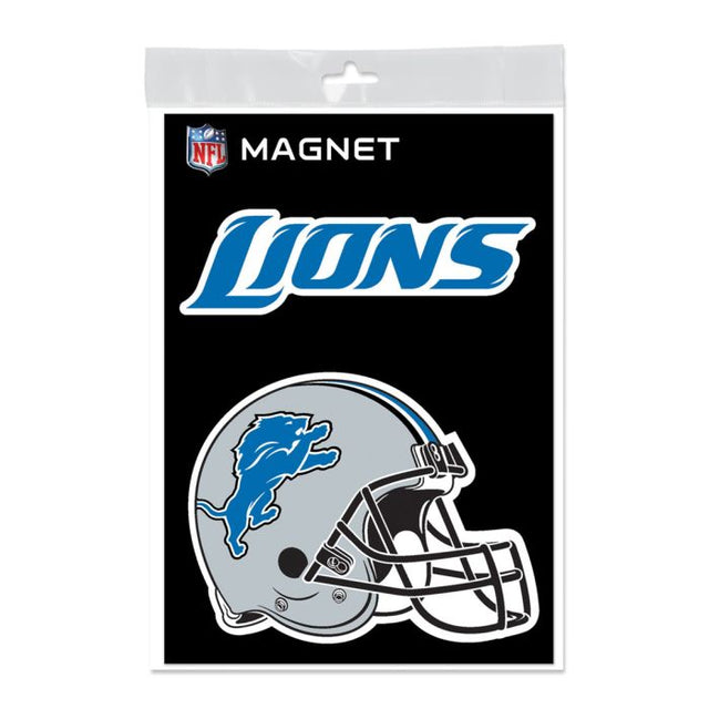 Imanes para exteriores de los Detroit Lions de 5" x 7"