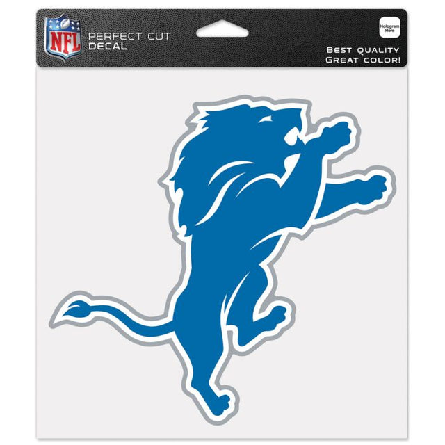 Calcomanía de color de corte perfecto de los Detroit Lions de 8" x 8"