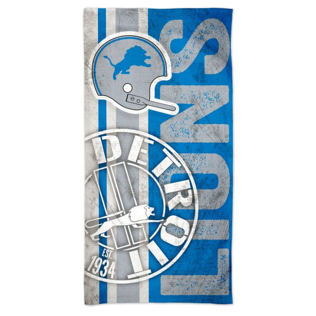 Toalla de playa Spectra de Detroit Lions RETRO de 30" x 60"